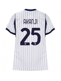 Ženski Nogometna dresi replika Inter Milan Manuel Akanji #25 Gostujoči 2026-27 Kratek rokav Ženski Nogometna dresi replika Inter Milan Manuel Akanji #25 Gostujoči 2026-27 Kratek rokav